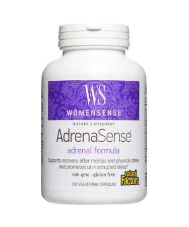 Natural Factors WomenSense AdrenaSense Adrenal Formula 120 Vegetarian Capsules