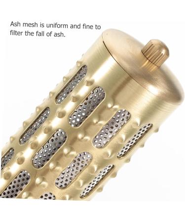 Healvian Moxa Stick Holder - Pure Copper Moxibustion Cone Holder - 32x4.2cm Golden Moxa Sticks for Enhanced Wellbeing - International Shipping Available - Buy Online on GoSupps.com