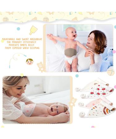 Vabean 8 Pcs Baby Newborn Belly Wrap Adjustable Muslin Cotton Umbilical Cord Cover | Navel Belt for Boys & Girls | Ideal Gift for Infants (0-12 Months - Buy Online on GoSupps.com
