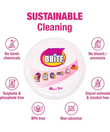 Quick N Brite All Purpose Cleaning Paste - True All Purpose Cleaner 30 oz - Concentrated & Eco-Friendly for International Shipping - Buy Online on GoSupps.com