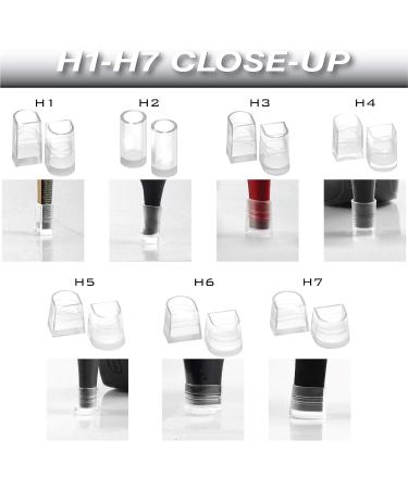 Buy Heel Hunks 10mm Clear Heel Protectors - Anti-Slip Replacement Tip Caps for High Heels & Stilettos - 5 Pairs for Grass & Indoor Use - Buy Online on GoSupps.com