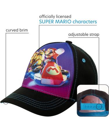 Boys Super Mario Bros. Cotton Baseball Cap (Size 4-7) | Official Super Mario 4-7 Years - Buy Online on GoSupps.com