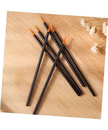 Hemoton 100pcs Disposable Eyeliner Brush Facial Tool Artificial Fiber Brush Lip Thin Eyeliner Brush Plastic 9x6.5cm Black - Buy Online on GoSupps.com