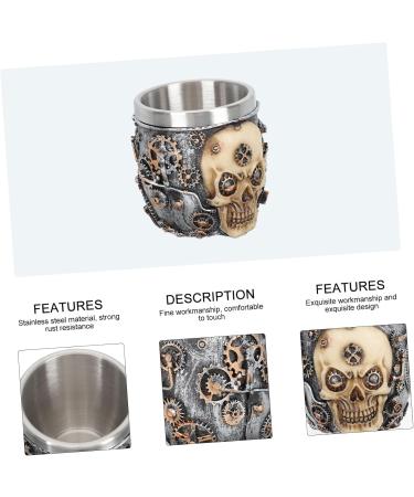 Beaupretty 3-St Soap Bowl for Shaving - Stainless Steel Razor & Brush Cup for Men | Premium Shaving Tools - Buy Online on GoSupps.com