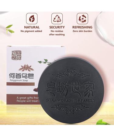 BAInuai Polygonum Multiflorum Shampoo Soap black and thick hair polygonum soap bar natural polygonum hair soap promotes hair growth and prevents hair loss 1 piece 1 piece - Buy Online on GoSupps.com