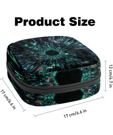 Shop Women's Binding-Up Bags | Abstract Pattern Tampon Storage Zip Pockets | Multi-Functional Menstrual Bags - Buy Online on GoSupps.com
