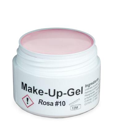 GS-Nails UV Make-up gel camouflage for nail art & nail design-250 ml hardening cover gel-self-smoothing nail gel-pink #10 250 ml (1 Pack) pink #10