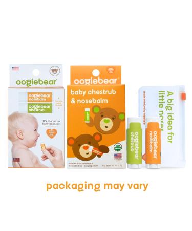 OoogieBear Organic Body Balm - Relief for Dry Itchy Skin & Congestion - Safe for Infants - Travel Size with Pouch - Doctor Made - Buy Online on GoSupps.com