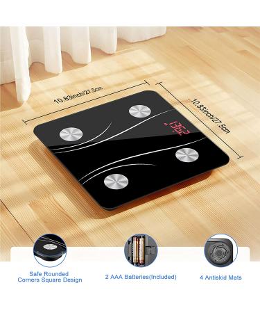 Smart Bluetooth Body Weight Scale with Health Analyzer - 400lb Capacity - Buy Online on GoSupps.com