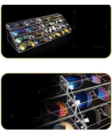 Buy WAOCEO Acrylic Glasses Stand - Stylish Display Rack for Sunglasses Eyewear Organizer & Store Decoration - International Shipping Available - Buy Online on GoSupps.com
