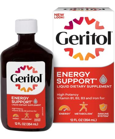 Geritol Liquid Energy Support B-Vitamins 12 Fl Oz (Pack of 2) - Buy Online on GoSupps.com
