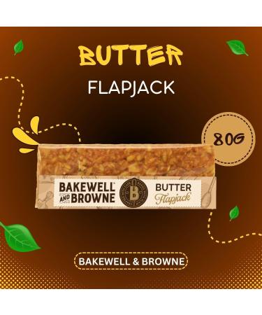 Bakewell & Browne Flapjack & Bar Pick N Mix - Choose From 5+ Flavours | Butter Toffee Salted Caramel Topped Rocky Road Crunch Millionaire's Crunch - Pack 5 Pack of 5 - Buy Online on GoSupps.com