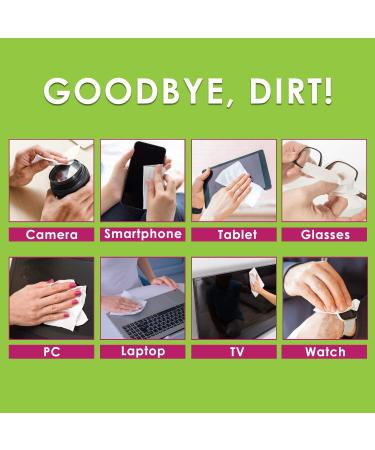 300 Pre-Moistened Eyeglass Cleaner Lens Wipes - Individual Wrapped for Glasses, Sunglasses, Screens, Electronics & Lenses - Streak-Free - Buy Online on GoSupps.com