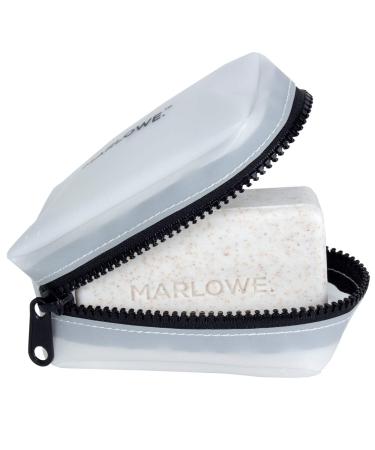 MARLOWE. Travel Soap Holder | Portable Bar Soap Case | No-Leak Zipper Container