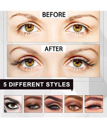 LASHIDOL Magnetic Eyelashes & Eyeliner Set - Natural Look, Reusable & No-Glue Needed - 10 Pairs - Pack of 1 - Buy Online on GoSupps.com
