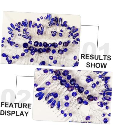 Ipetboom Bridal Crystal Hair Comb Bride Rhinestone Hair Comb Bridal Rhinestone Hair Comb Bride Headpieces for Wedding Rhinestone Hair Clips Bride Hair Clip Manual Bridesmaid Headgear Alloy - Buy Online on GoSupps.com