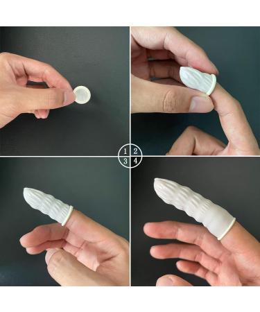 Zxfuture (Approx. 340 PCS) Disposable Latex Finger Cots Anti Static Rubber Fingertips Protective Medium Anti Finger Covers for Electronic Repair Handmade Industrial Medium(pack of 340) - Buy Online on GoSupps.com