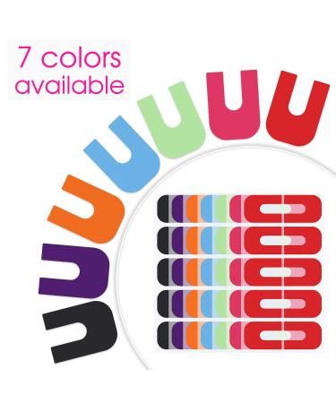 200pc Nail Polish Protector Spill-proof Peel off Nail Stickers - Disposable U-Shape Tape for Nail Painting, Gradients & Stamping - Buy Online on GoSupps.com
