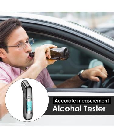 Digital Alcohol Tester LED Display Drunk Driving Tester Breathalyzer Tester Highly Accurate Alcohol Blower Tester for Party Driver Personal & Professional Use - Buy Online on GoSupps.com