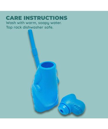 Brite Concepts Dinosaur-Shaped Sippy Cup 2-Pack - 6oz Plastic Cups, Assorted Colors - Buy Online on GoSupps.com