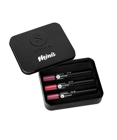 SUGAR Cosmetics Matte As Hell Mini Sets - Nude Nude Set | International Shipping Available - Buy Online on GoSupps.com