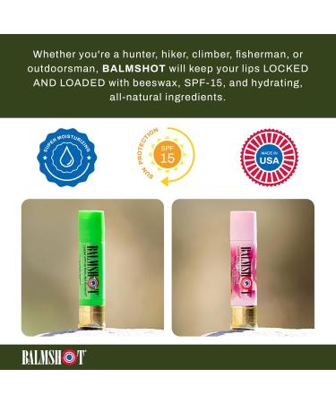 BALMSHOT Lip Balm 4 Pack (Minty Combo Variety Pack) - Buy Online on GoSupps.com