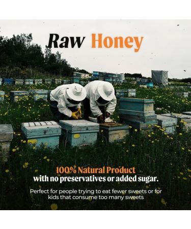 Pure Raw European Wildflower Honey | 100% Natural Unfiltered 1kg - High Protein & Mineral Content No Added Sugar - 2 Pack - Buy Online on GoSupps.com