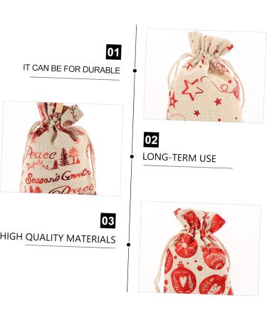 TOVINANNA 72 Pcs Countdown Candy Bag DIY Advent Calendar Advent Calendar Pouches Drawstring Bags Wood - Buy Online on GoSupps.com