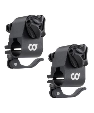CyclingDeal Quick Release Seat Clamp Adapter - Compatible with Peloton Bike & Bike+ ONLY - Fits Most Saddles - Made of Premium Quality Aluminium - Pack of 2