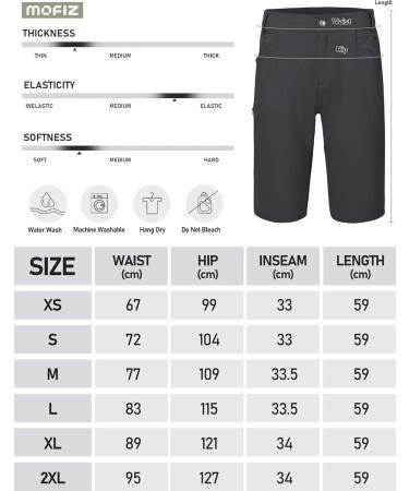 Buy Mofiz Women's Quick-Dry Cargo Hiking Shorts - Waterproof Outdoor Summer Shorts for Hiking & Golf - XL Dark Gray - Buy Online on GoSupps.com