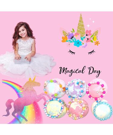 Unicorn Bath Bombs with Surprise Jewelry Inside | Organic Bath Bombs for Kids Girls | Birthday Gift for Girls - Buy Online on GoSupps.com