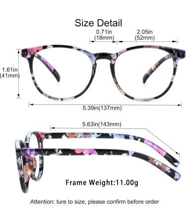YEIN Blue Light Blocking Glasses - Photochromic Pink Sunglasses for Women | Anti Eyestrain Gaming & TV Glasses | Stylish Anti Glare 04-1401 Pinkfloral - Buy Online on GoSupps.com