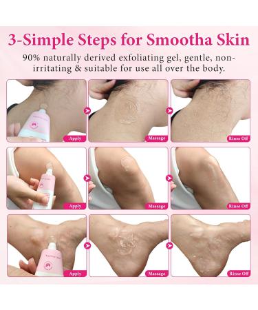 2PCS Exfoliating Gel for Dark Spots Purifying Exfoliating Gel for Body Face Facial Gentle Exfoliator Cleanser for Deep Cleansing & Moisturizing Skin For All Skin Types - Buy Online on GoSupps.com