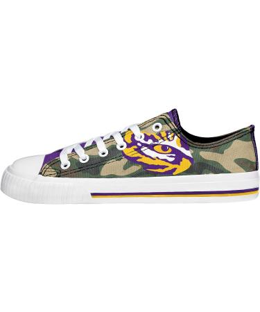 LSU Tigers Womens Camo Low Top Canvas Shoes - Size 11 - Buy Online on GoSupps.com