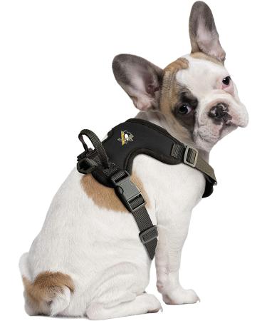 Littlearth NHL Pittsburgh Penguins Front Clip Pet Harness - Team Color Large - Buy Online on GoSupps.com