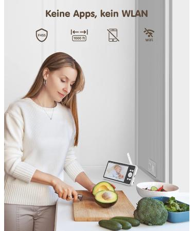 Buy Annke Tivona Baby Phone - 720p Display 1080p Camera Night Vision 2-Way Audio | International Shipping - Buy Online on GoSupps.com
