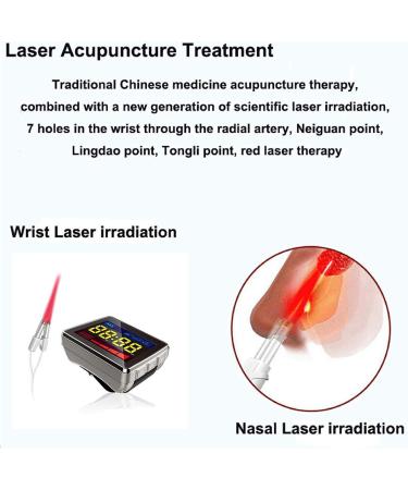 COZING Laser Device Laser Watch Care High Blood & High Sugar Pressure Red Light Treatment on Nose and Wrist Pain Relief - Buy Online on GoSupps.com