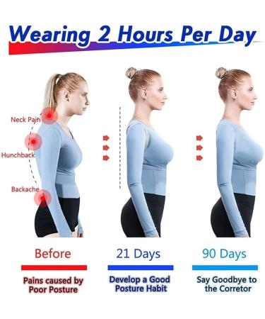Back Posture Corrector Adjustable Support Straps Children's Adult Students Writing Back Sitting Posture Correction Belt Smart Sensor Vibration Reminder (Color : Blue) (Blue) favorite gift lofty - Buy Online on GoSupps.com