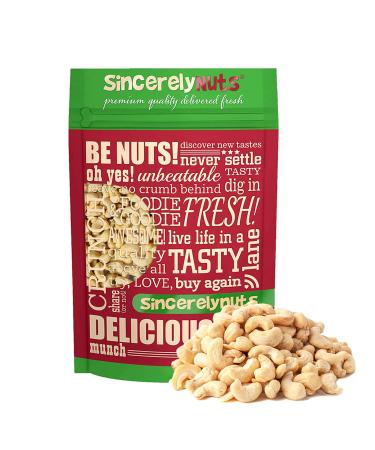 Sincerely Nuts - Raw Cashews Whole and Unsalted | Healthy Snack, Source of Protein, Vitamin & Minerals | Keto and Paleo Friendly Gourmet Quality Vegan | Cashew Nuts, 2 lb. Bag 2 Pound (Pack of 1)