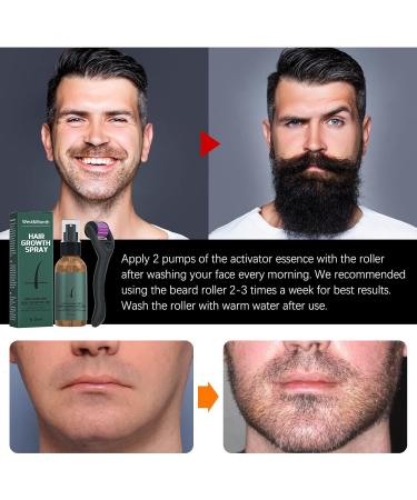 Buy Bart Spray Set - Moisturizing Beard Care | Promotes Thick Growth | 30ml with Roller - Buy Online on GoSupps.com