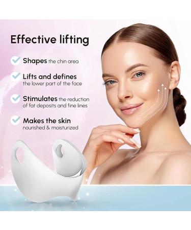 Snail Mucin Face Masks V-shape Facial Moisturizing Firming Mask Double Chin Reducer Collagen Mask Skincare Chin Mask for Skin Firming & Tightening Moisturizing Face Slimmer - Buy Online on GoSupps.com