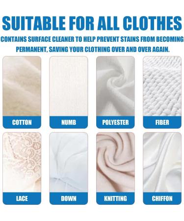 Clothing Stain Remover - No-Wash Fabric Stain Remover Clothes Dry Cleaning Spray | 120ml Spot Remover Fabric Stain Remover for Removes Oil Paint Blood and Pet Stains - Buy Online on GoSupps.com