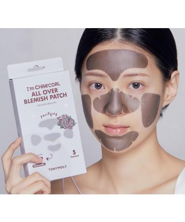 TONYMOLY I m Charcoal All Over Blemish Patches - 5 Count | Best International Shipping for Blemish Care - Buy Online on GoSupps.com