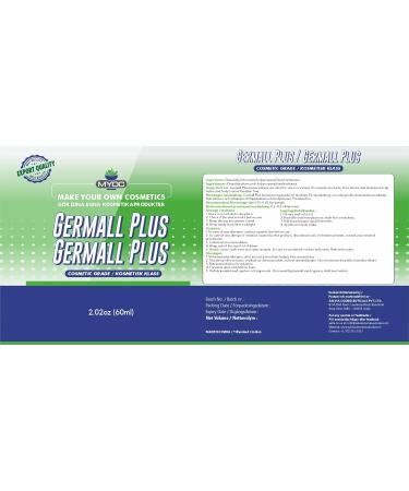  MYOC Germall Plus Natural Preservative Clear Liquid Broad Spectrum Natural Preservative Suitable for Making Soap Conditioners Lotion Creams and More (60 ml (2 Fl Oz)) - Buy Online on GoSupps.com