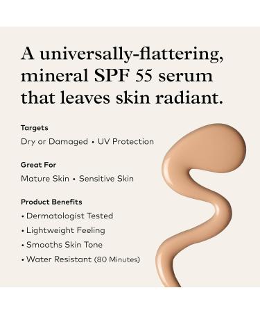 Onekind Solardrops SPF 55 - Daily Mineral Sunscreen Serum for Sensitive Skin | Lightweight Non-Comedogenic Zinc Oxide with UVA/UVB Protection Water Resistant - Buy Online on GoSupps.com