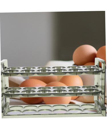 COOLHIYA Egg Cartons Egg Carton Eggs Fridge Door Egg Holder Egg Holder for Fridge Door Egg Stand Storage Box Side Door Green 31.00X17.50X10.50CM - Buy Online on GoSupps.com