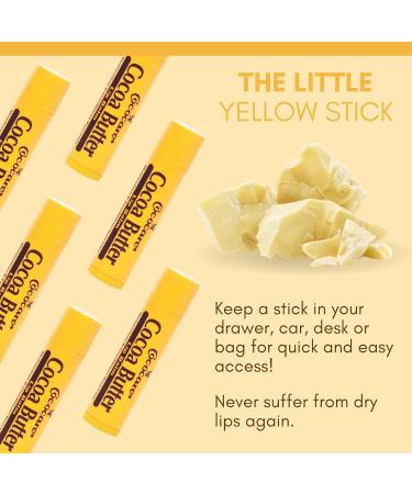 Cococare Cocoa Butter Lip Balm 0.15 Oz - Pack of 5 | Moisturizing Lip Care Set - Buy Online on GoSupps.com