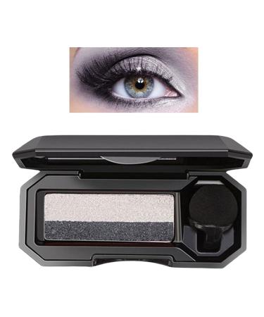 Eyeshadow - Blendable Eyeshadow Palette Sparkling Eye Shadow Makeup | Beauty Cosmetics High Pigment Powder Pallet Classic Black and White