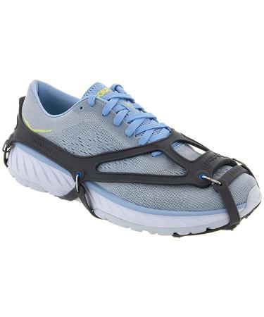 Kahtoola NANOspikes Footwear Traction for Icey Winter Road Running & Walking Charcoal Medium