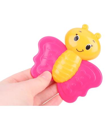 Toyland Baby and Toddler Teething Toys - Butterfly Pink/Orange - Safe & Fun Designs for 3 Months+ - Shop Internationally - Buy Online on GoSupps.com